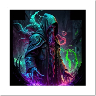 Mindflayer D&D Monster Graffiti Posters and Art